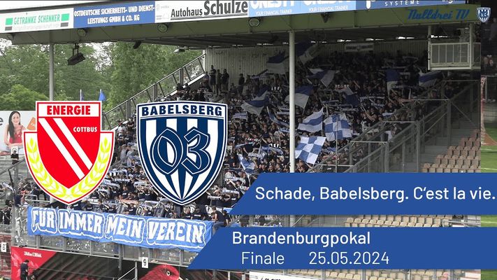 Schade, Babelsberg. C'est la vie. | #nulldreitv | Finale Brandenburg-Pokal | Saison 2023/24
