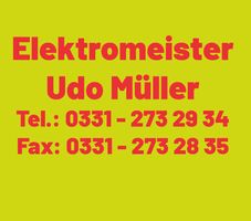 Elektromeister Udo Müller