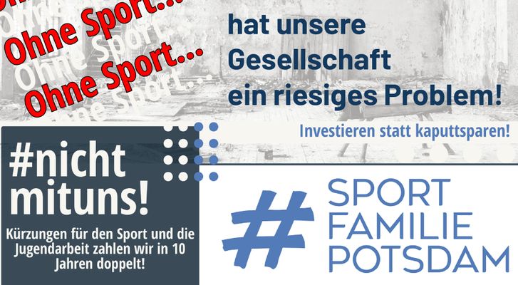 Ohne Sport haben wir ein riesiges Problem!