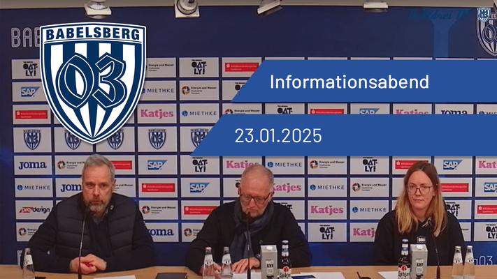 Infoabend des SV Babelsberg 03 | #nulldreitv | 2025