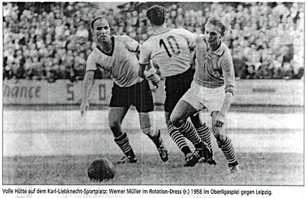 Werner Müller (Rotation Babelsberg) 1958 vs. Leipzig